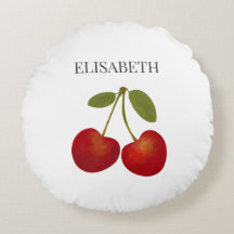 Red Cherries Fruit Personalised Name