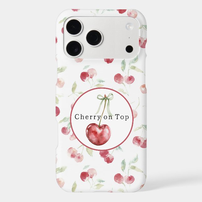 Red Cherries Green Leaves (Back)