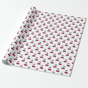Red Cherries Morden Pattern Wrapping Paper
