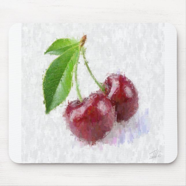 Red Cherries Mouse Mat (Front)