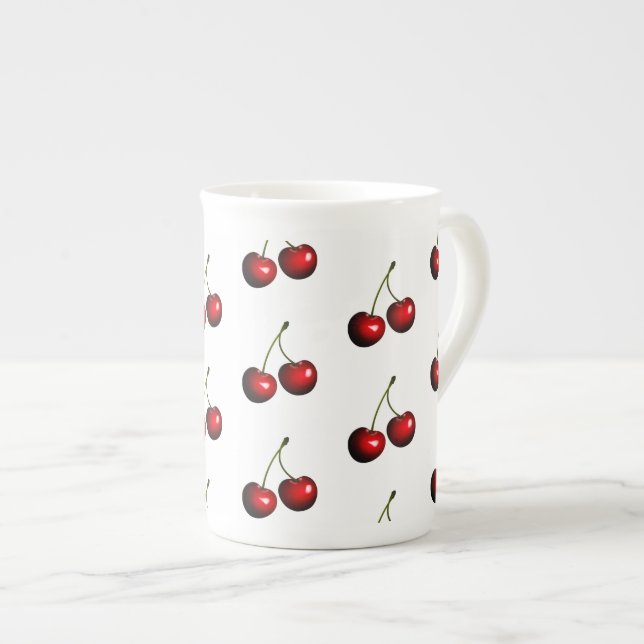 Red Cherries Mug (Front Right)