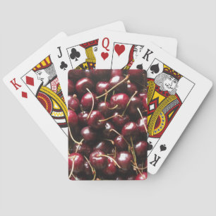 Red Cherries Playing Cards