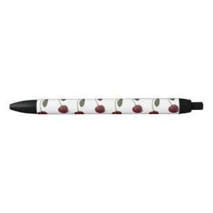 Red cherry berry: The Graduate Black Ink Pen