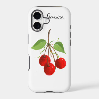 Red Cherry Bunch iPhone X Case