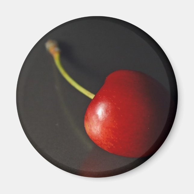 Red Cherry In Dark Magnet (Front)