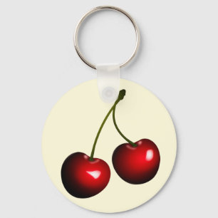 Red Cherry Keychain Gift - Your Colors