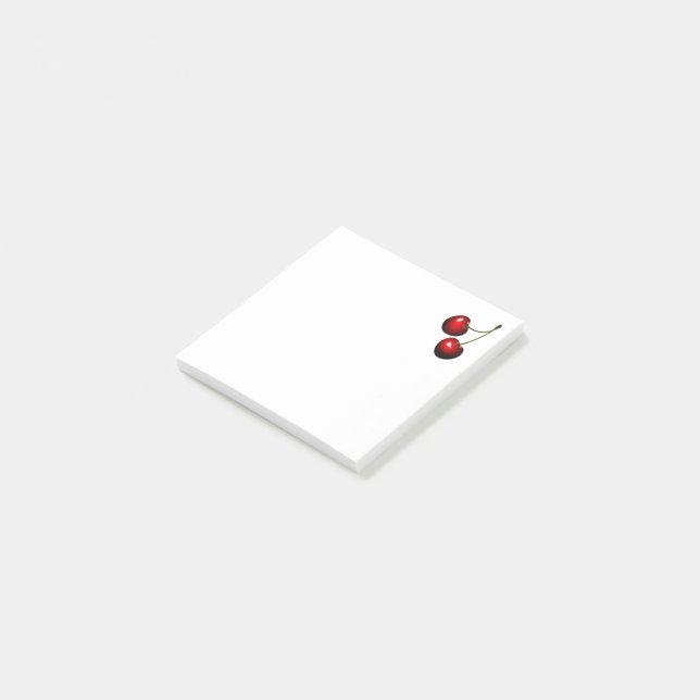 Red Cherry Sticky Notes (Angled)