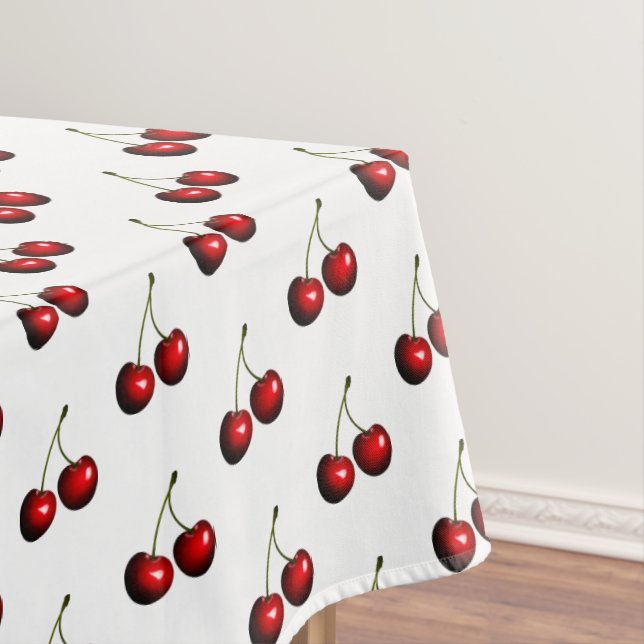 Red Cherry Tablecloth (In Situ)