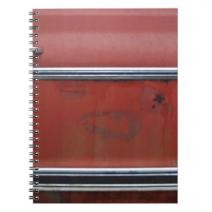 Red Chevy silver trim Notebook