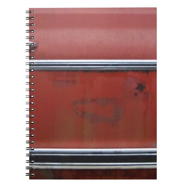 Red Chevy silver trim Notebook (Front)