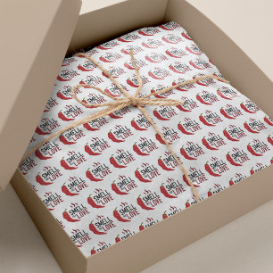 Red Chile Smell the Love Tissue Paper