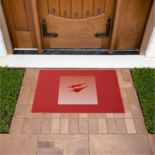 Red Chili Peppers doormat
