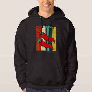 Red Chili Peppers Red Hot Vintage Chili Peppers Te Hoodie