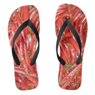 red chilli flip flops