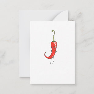 Red chilli funny card