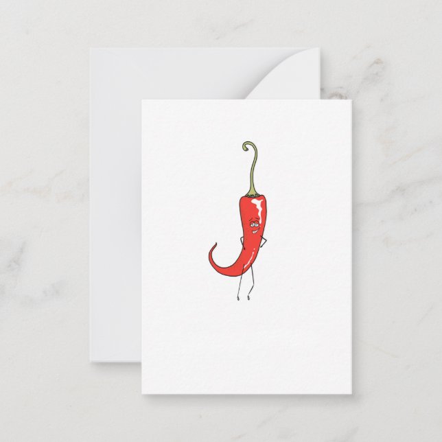 Red chilli funny card (Front)