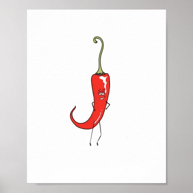 Red chilli funny poster (Front)