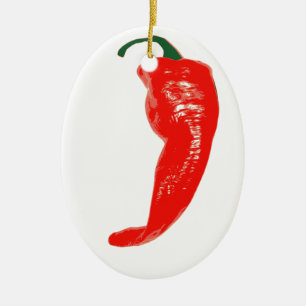 red chilli pepper Christmas Ornament