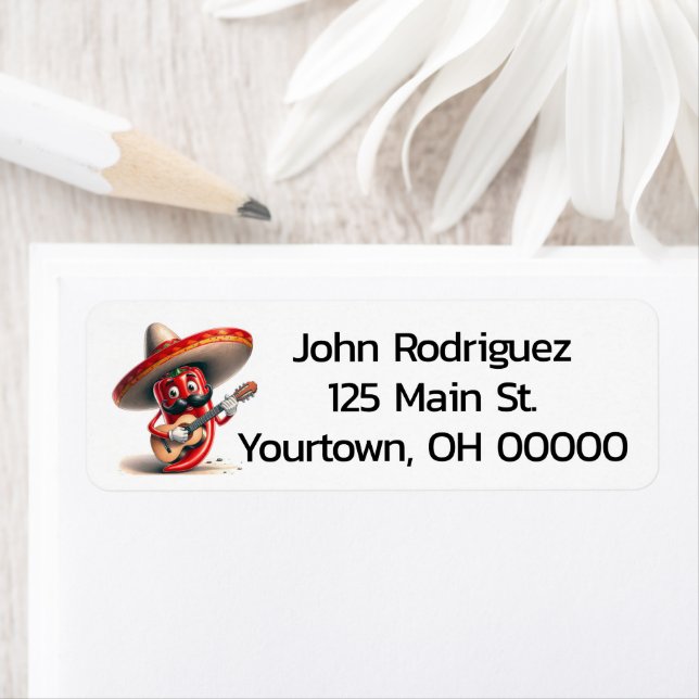 Red Chilli Pepper Guitar Player (Insitu)