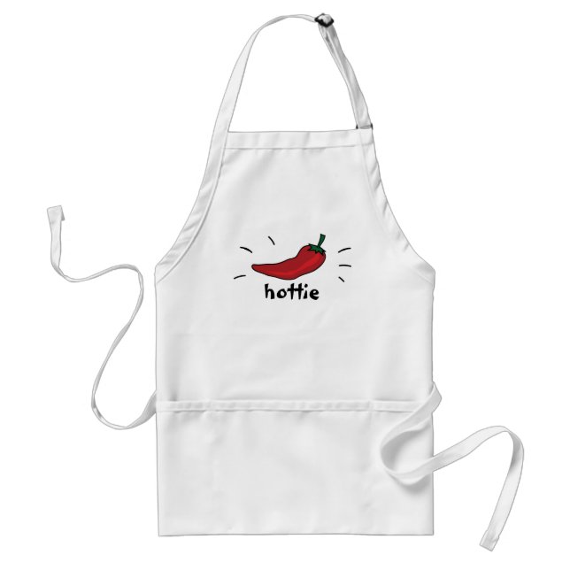 Red Chilli Pepper Hottie Apron (Front)