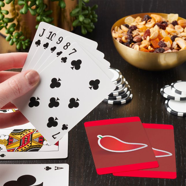 Red Chilli Pepper Playing Cards (Creator Uploaded)