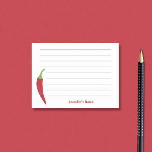 Red Chilli Pepper Post-it Notes