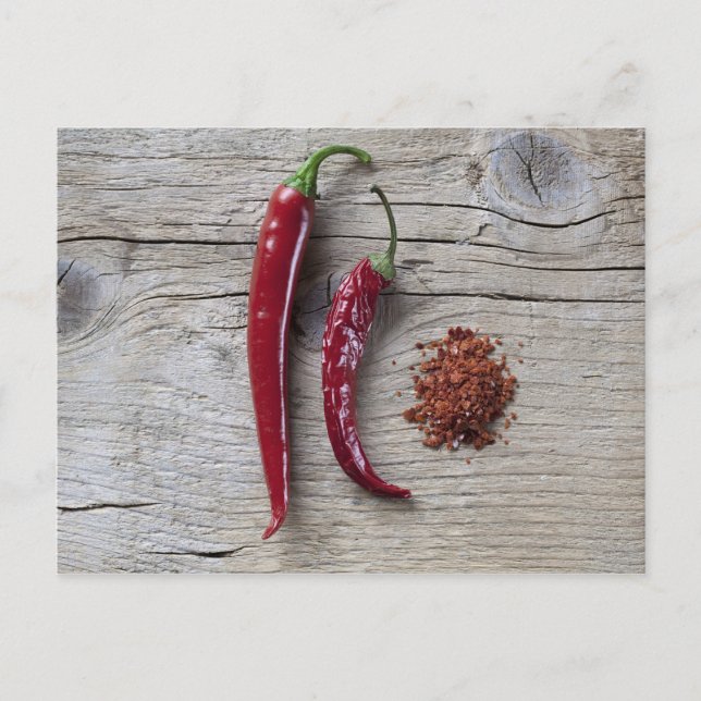 Red Chilli Pepper Postcard (Front)