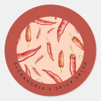 Red Chilli Pepper | Spicy Salsa | Custom Message