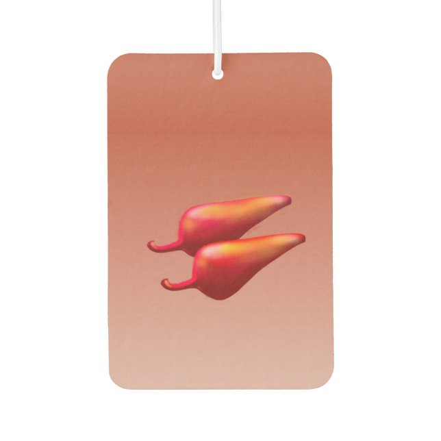 Red Chilli Peppers car air freshener (Front)