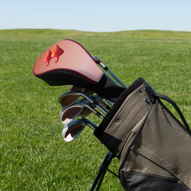 Red Chilli Peppers golf club driver head cover (In Situ)