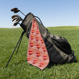 Red Chilli Peppers golf towel