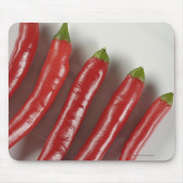 Red chilli peppers mouse mat (Front)