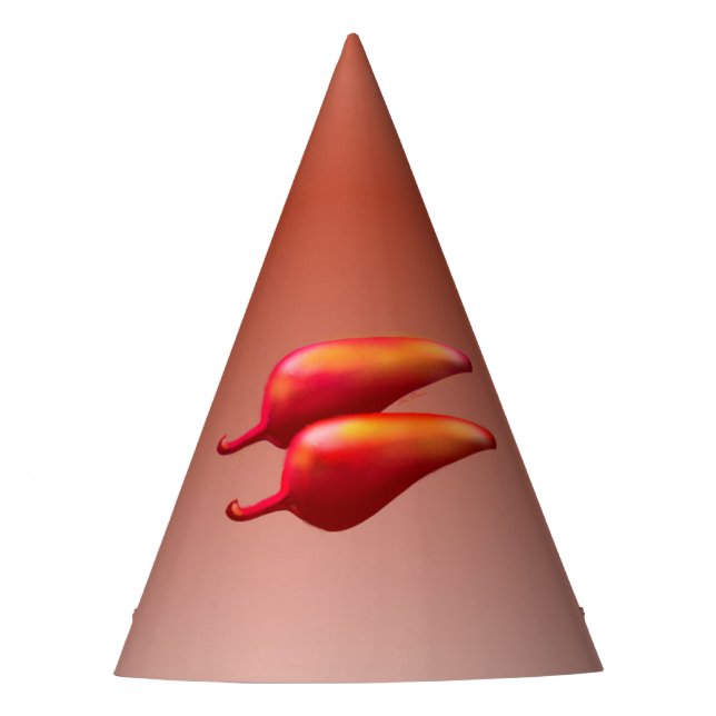 Red Chilli Peppers party hats (Front)
