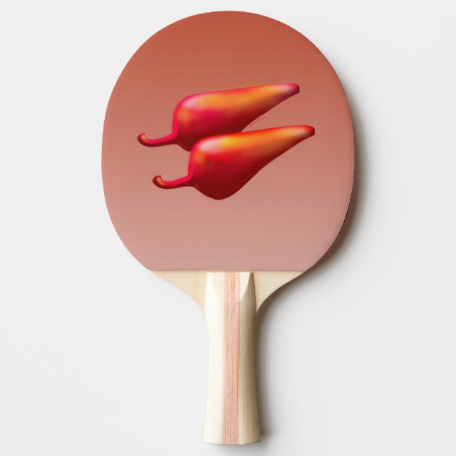 Red Chilli Peppers ping pong paddle (Front)