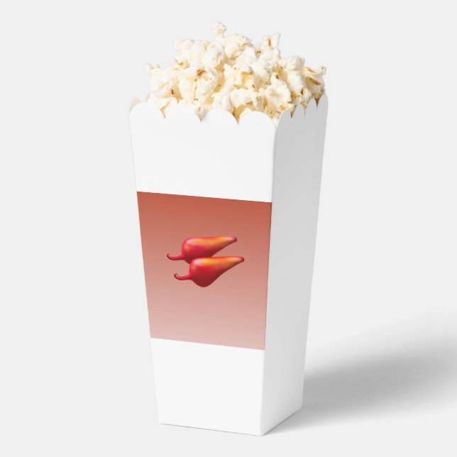 Red Chilli Peppers popcorn boxes (Popped)