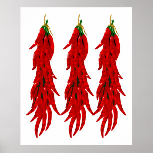 Red Chilli Peppers Print Poster