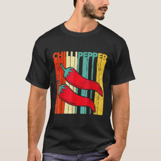 Red Chilli Peppers, Red Hot Vintage Chilli Peppers T-Shirt