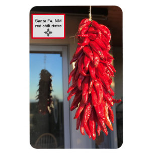 Red Chilli Ristra Santa Fe Style Refrigerator Magnet