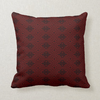 Red Chinese/Asian Pattern Pillow Design 5