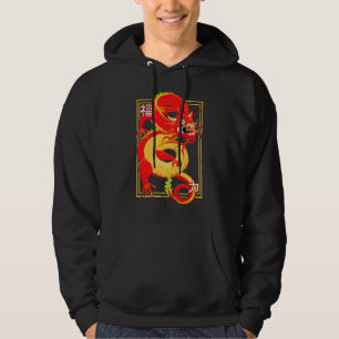Red Chinese Dragon Hoodie