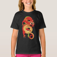 Red Chinese Dragon T-Shirt