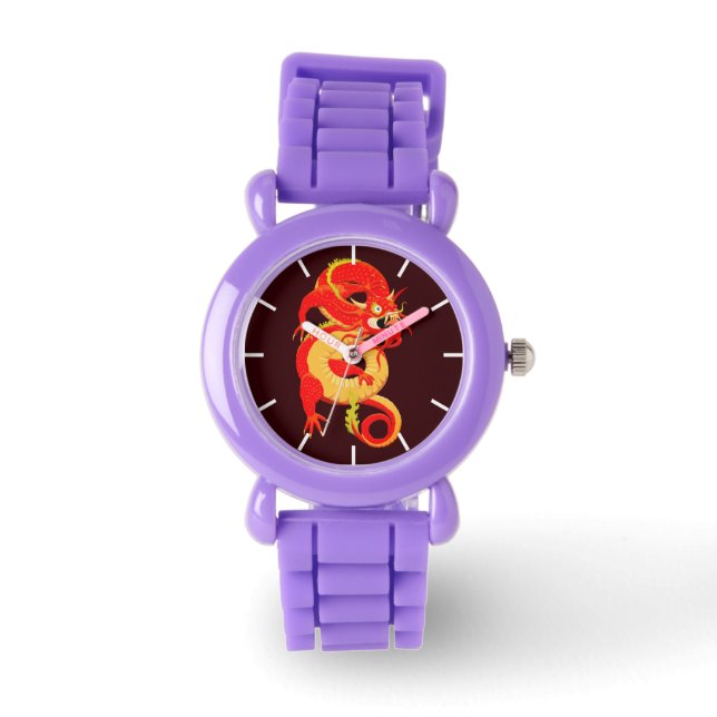 Red Chinese Dragon Watch (Front)