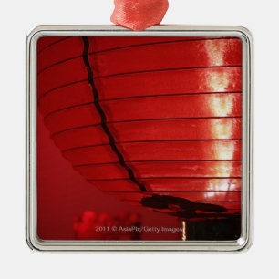 Red Chinese lanterns Metal Tree Decoration