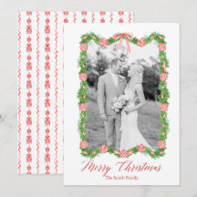 Red Chinoiserie Ornament Garland Grandmillenial 