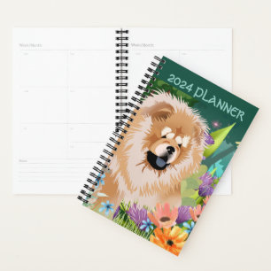 RED CHOW 2024 Daily Planner customise text