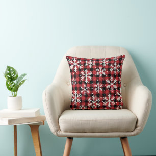 Red Christmas 16x16 Throw Pillow