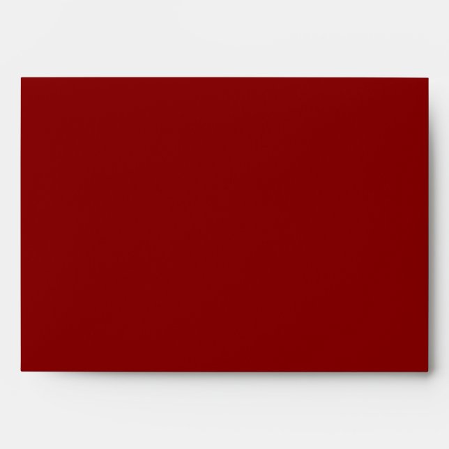 Red Christmas  A7 Envelope (Front)