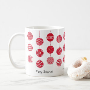 Red Christmas Balls Mug