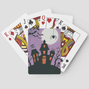 Red Christmas Decoration Joy Playing Cards