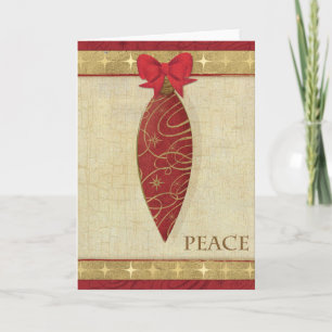 Red Christmas Decoration Love Holiday Card